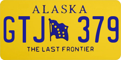 AK license plate GTJ379