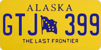 AK license plate GTJ399