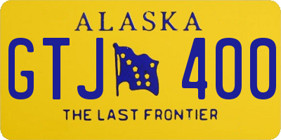 AK license plate GTJ400