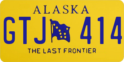 AK license plate GTJ414