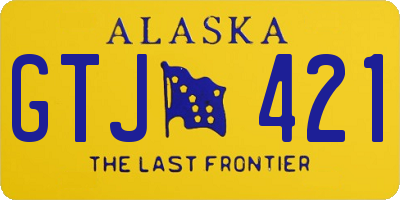 AK license plate GTJ421