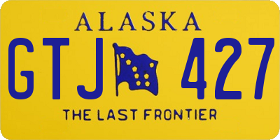 AK license plate GTJ427