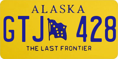 AK license plate GTJ428