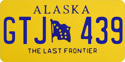 AK license plate GTJ439