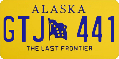 AK license plate GTJ441