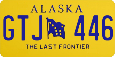 AK license plate GTJ446