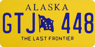 AK license plate GTJ448