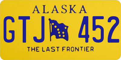 AK license plate GTJ452