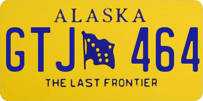 AK license plate GTJ464