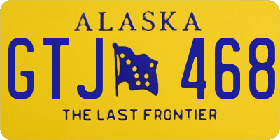 AK license plate GTJ468