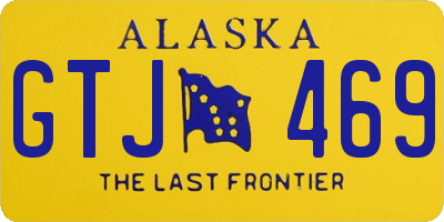 AK license plate GTJ469