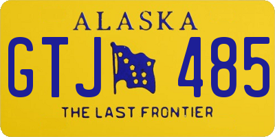 AK license plate GTJ485