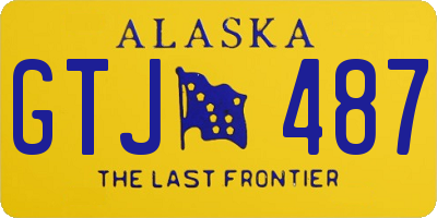 AK license plate GTJ487