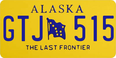 AK license plate GTJ515