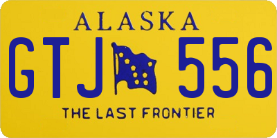 AK license plate GTJ556