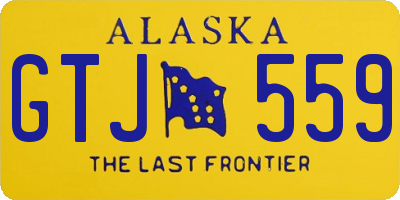 AK license plate GTJ559