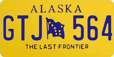 AK license plate GTJ564