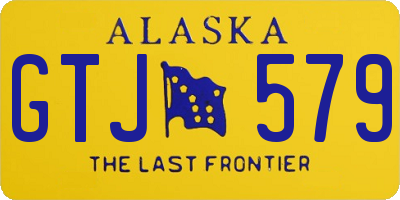 AK license plate GTJ579
