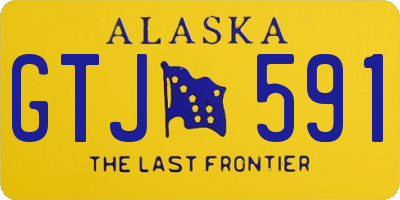 AK license plate GTJ591