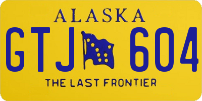 AK license plate GTJ604