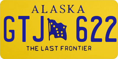 AK license plate GTJ622