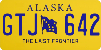 AK license plate GTJ642