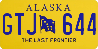 AK license plate GTJ644