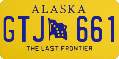 AK license plate GTJ661