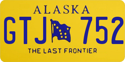 AK license plate GTJ752