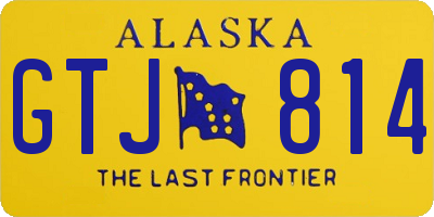 AK license plate GTJ814