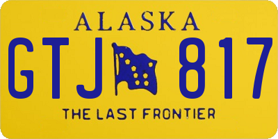 AK license plate GTJ817