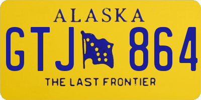 AK license plate GTJ864