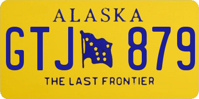 AK license plate GTJ879