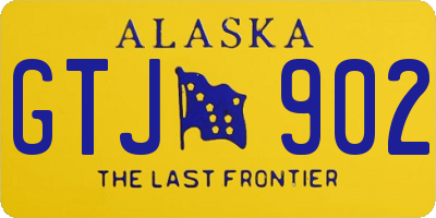 AK license plate GTJ902