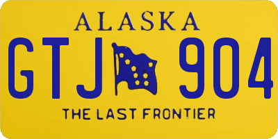 AK license plate GTJ904