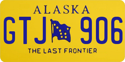 AK license plate GTJ906