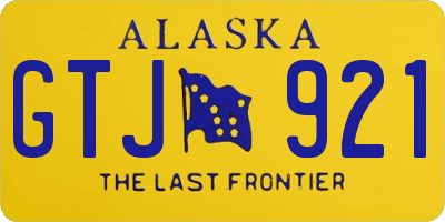 AK license plate GTJ921