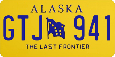 AK license plate GTJ941