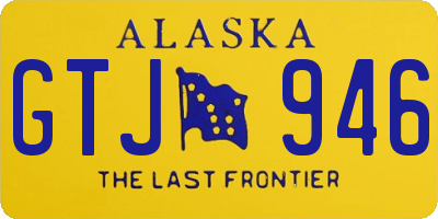 AK license plate GTJ946