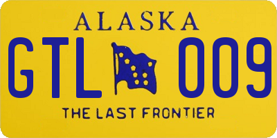 AK license plate GTL009