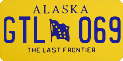 AK license plate GTL069