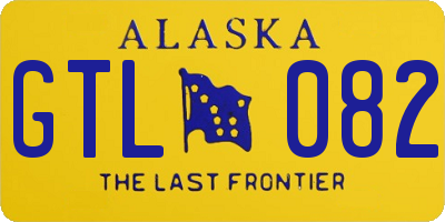 AK license plate GTL082