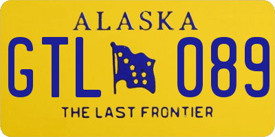 AK license plate GTL089