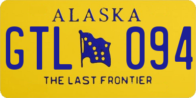 AK license plate GTL094