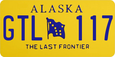 AK license plate GTL117