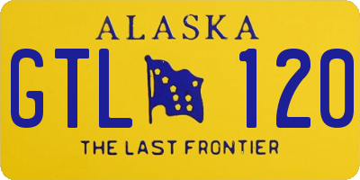 AK license plate GTL120