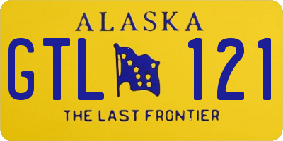 AK license plate GTL121