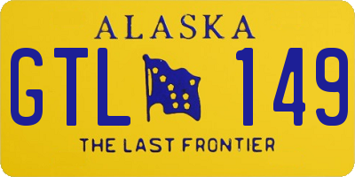 AK license plate GTL149