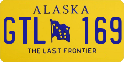 AK license plate GTL169