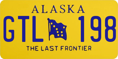 AK license plate GTL198